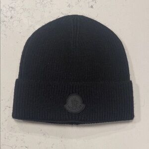 Moncler Classic Black Beanie
